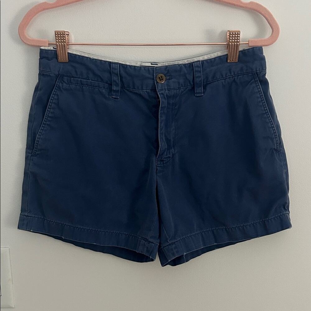 Rugby Ralph Lauren Womens Navy Chino Shorts Size 2 Preppy Old Money Cotton